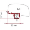 Fiamma Adapter-Kit F40 Van Nissan NV350 -Berühmter Markisen Geschäft 200009 2503262