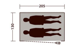 Outwell Freistehendes Innenzelt Blau -Berühmter Markisen Geschäft 439200 3116115