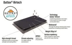 Outwell Hayward Lake 4ATC Tunnelzelt -Berühmter Markisen Geschäft 487850 3587299
