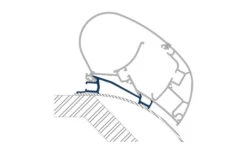Dometic PR-Adapt Adapter Für Dachmarkisen PR 2000 Und PR 2500 4,0m -Berühmter Markisen Geschäft 530692 3471234