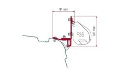 Fiamma F35 Pro Kit Standard -Berühmter Markisen Geschäft 57443 12097