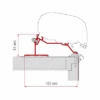 Fiamma Adapter Caravan Roof 400 CM Passend Für F80 F65