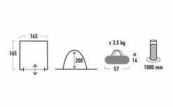 High Peak Mehrzweckzelt Lido 11 High Peak Mehrzweckzelt Lido -Berühmter Markisen Geschäft 615331 4452195