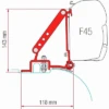 Fiamma Markisenhalterung-Kit Ducato/Jumper/Boxer High Roof ≥ 2006 -Berühmter Markisen Geschäft 628235 4339579