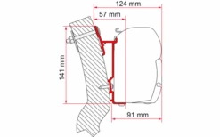 Fiamma Wingamm Oasi Markisenadapter Für Fiamma F45 230 Cm -Berühmter Markisen Geschäft 661035 4521120