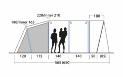 Outwell Avondale 6PA Tunnelzelt 14 Outwell Avondale 6PA Tunnelzelt -Berühmter Markisen Geschäft 748511 5008592