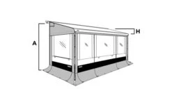 Thule Seitenwand Set Safari Residence G3 9200 -Berühmter Markisen Geschäft 89568 586096